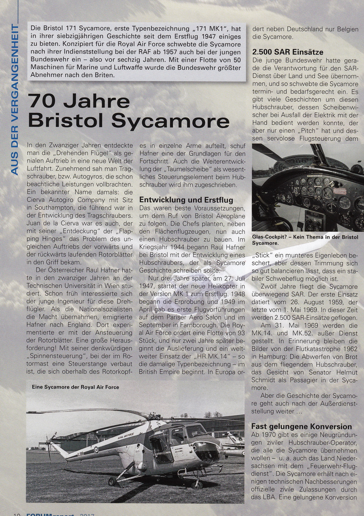 Artikel 70 Jahre Sycamore